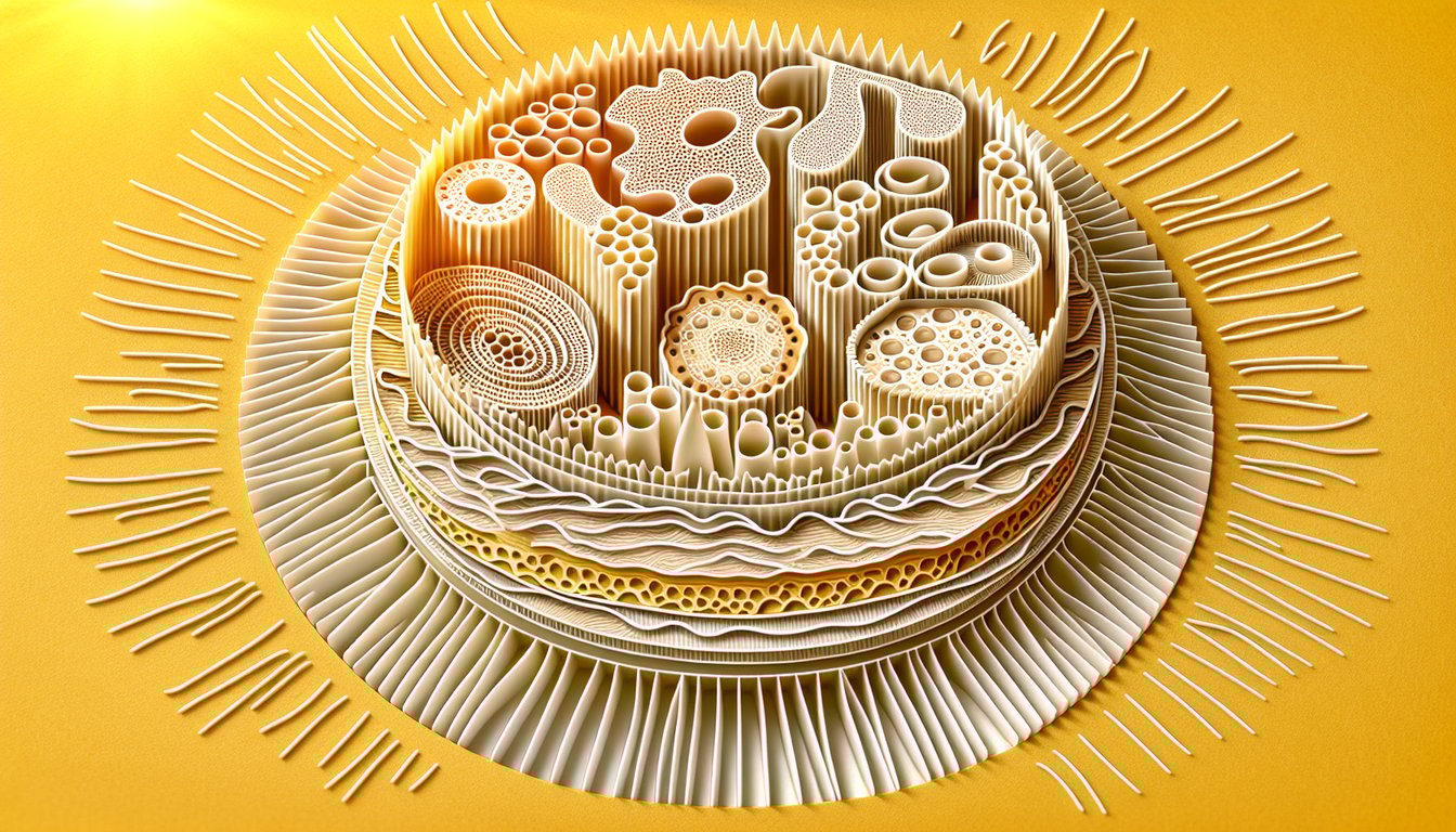 Paper art illustration depicting layered epithelial cells and quiz heading on golden yellow background
