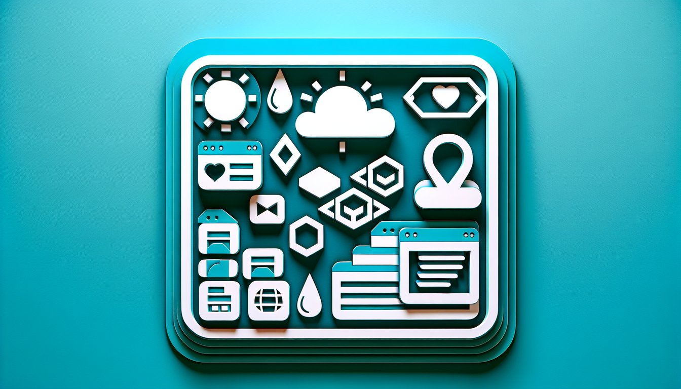 paper art style illustration of a Django quiz on teal background with stylized code sheets models views templates icons and progress bar