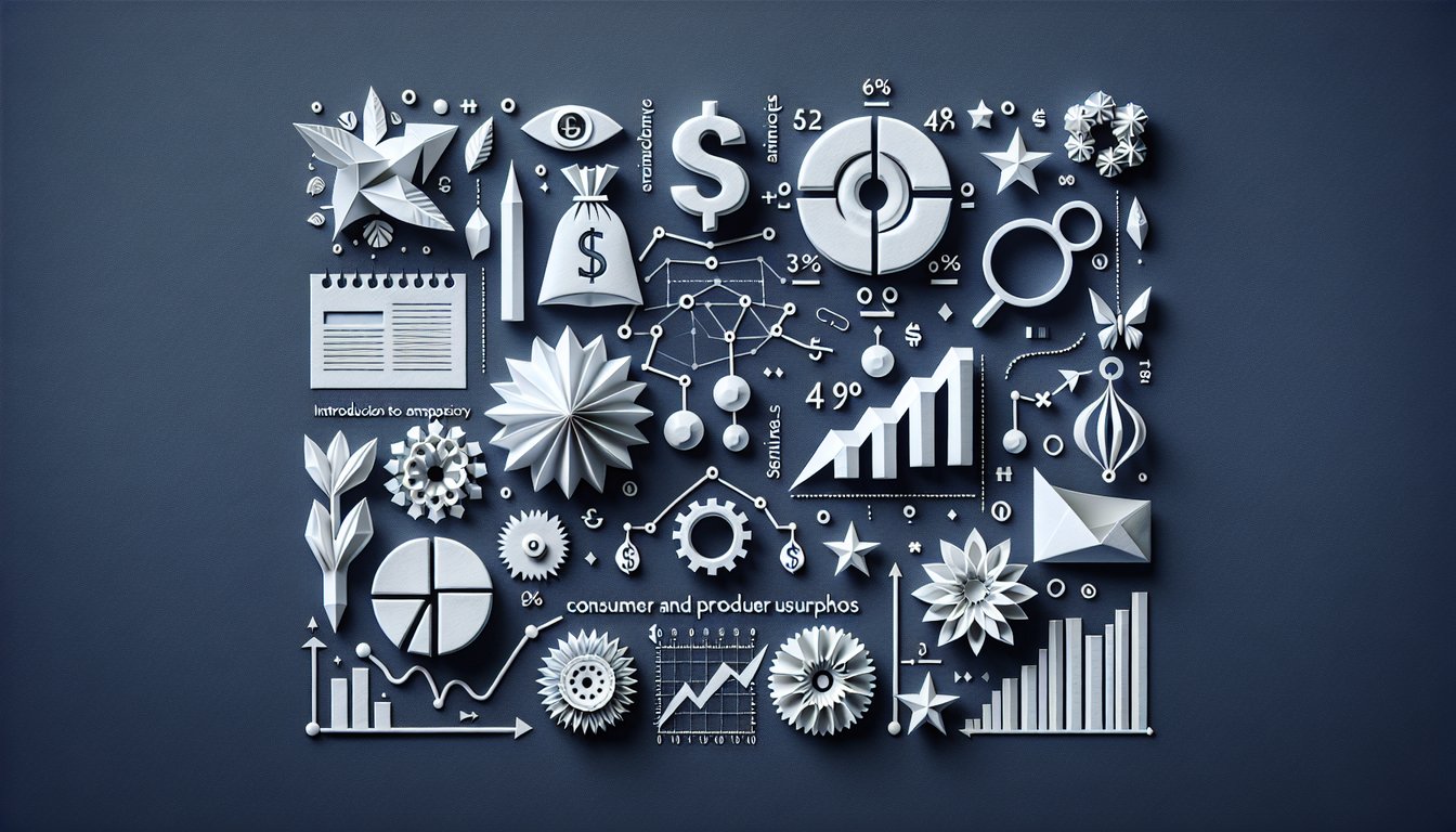 3D voxel art illustrating the course Introduction to Applied Microeconomics
