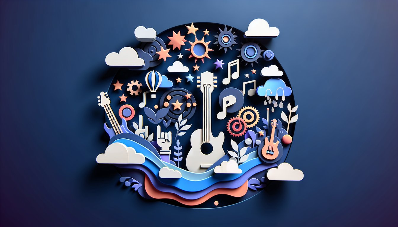 Paper art portrait of rapper XXXTentacion on dark blue background with quiz text challenging fans on hits lyrics life story