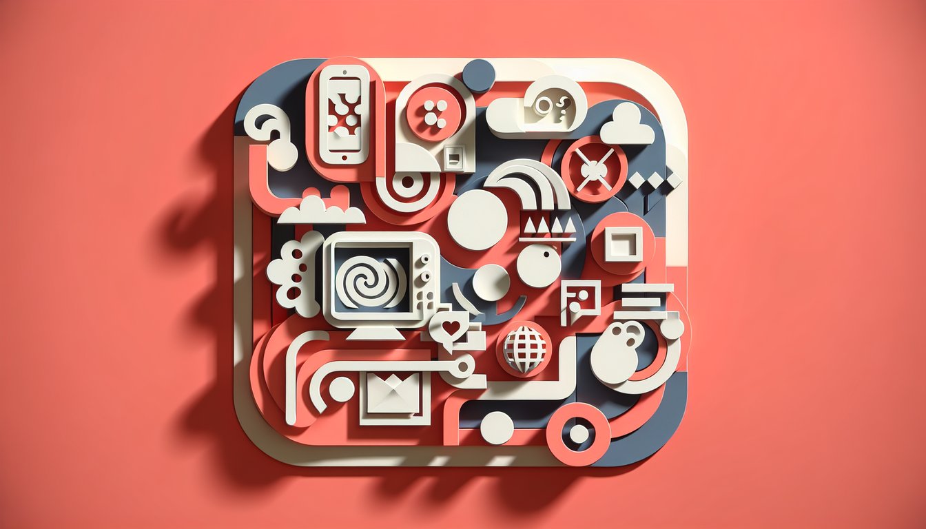 Paper cut illustration of a trivia quiz card with iCarly iReunite With Missy text on a coral background