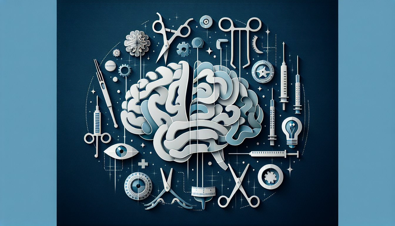 3D voxel art representation of the Neurosurgery II course content