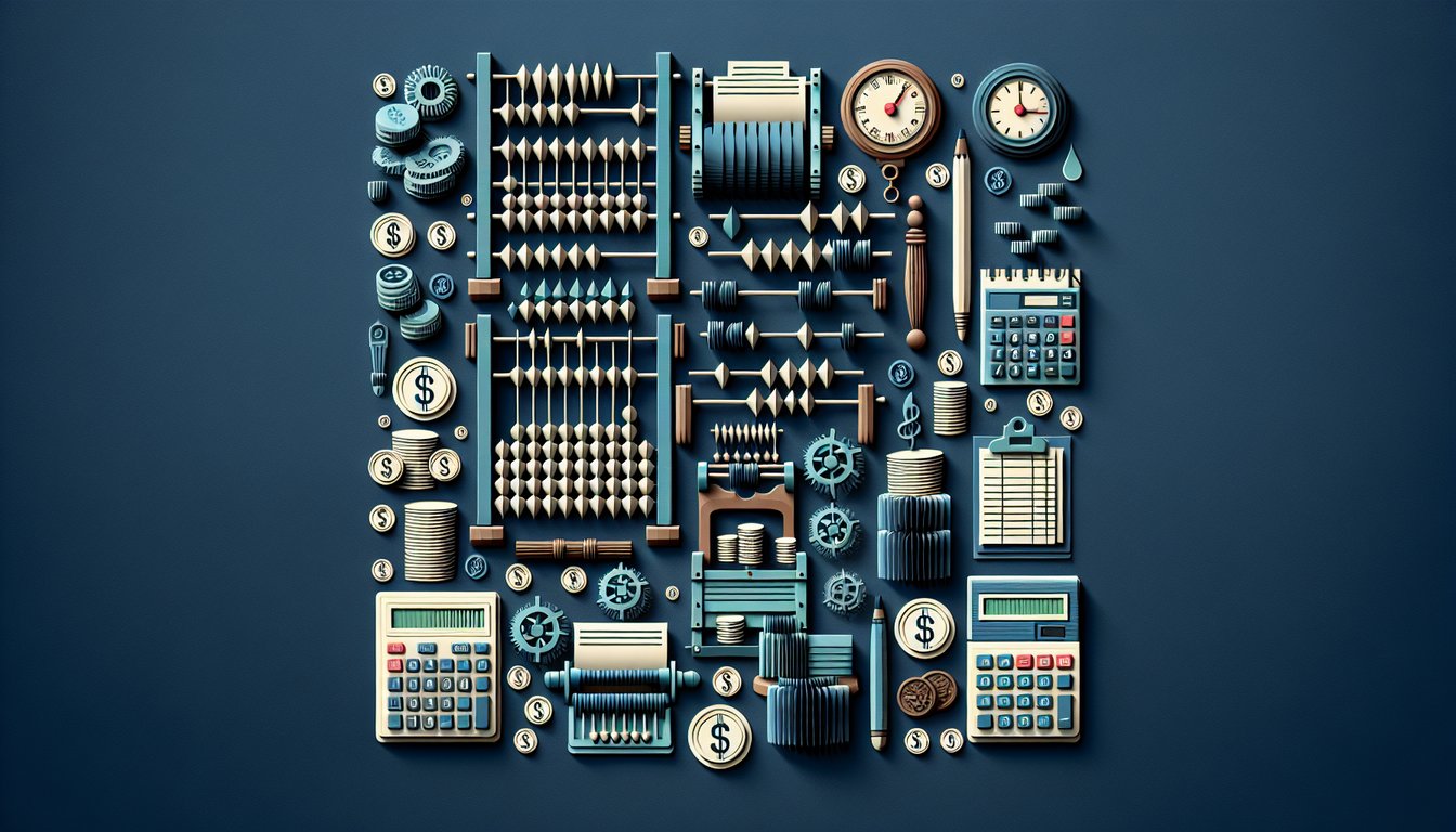 3D voxel art illustrating the Accounting Control Systems course material