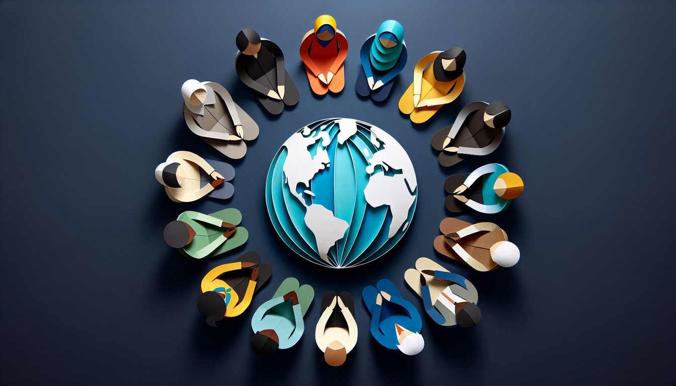 3D voxel art depicting the Multicultural Counseling course