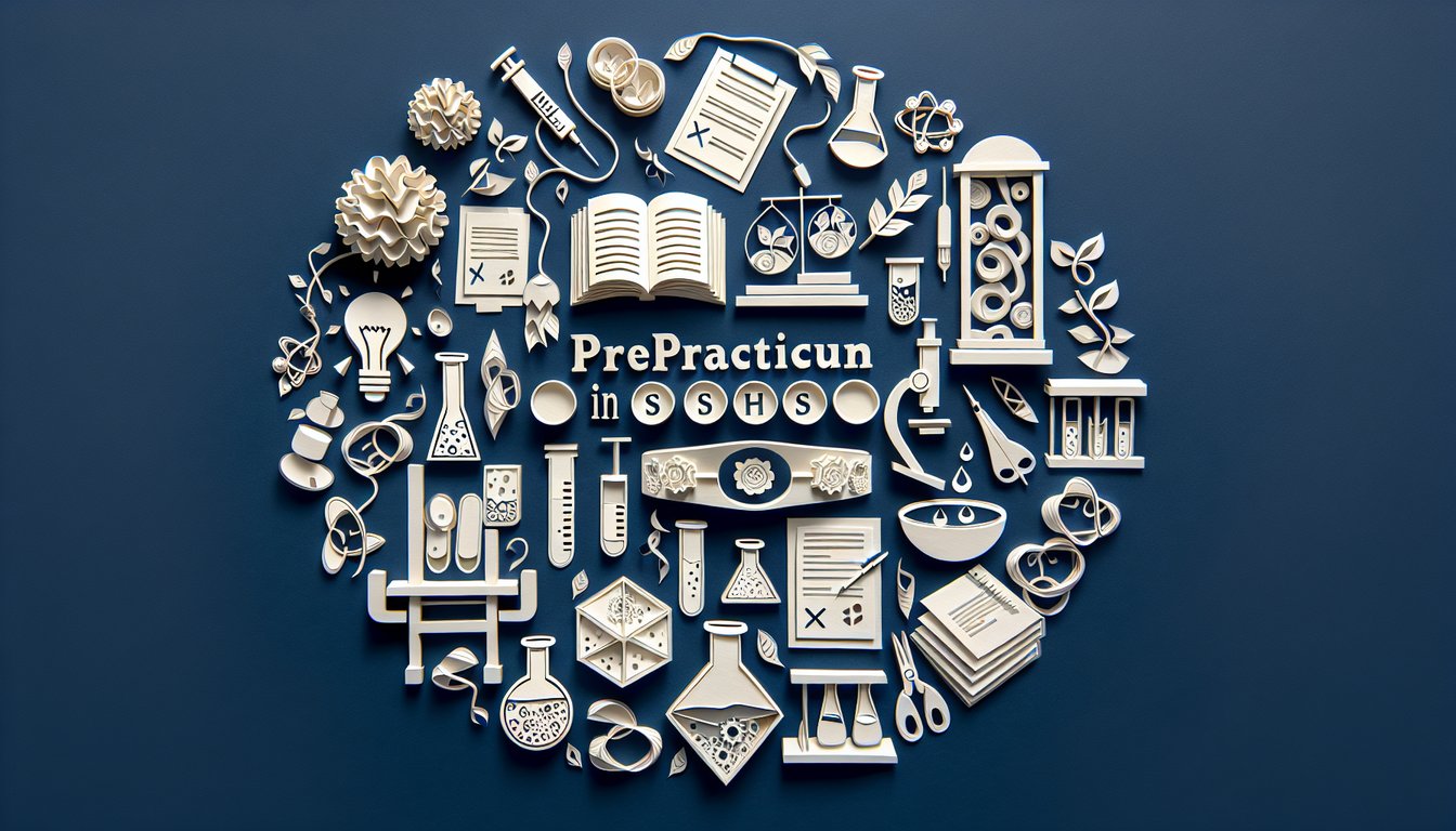 3D voxel art representation of Prepracticum in SHS course