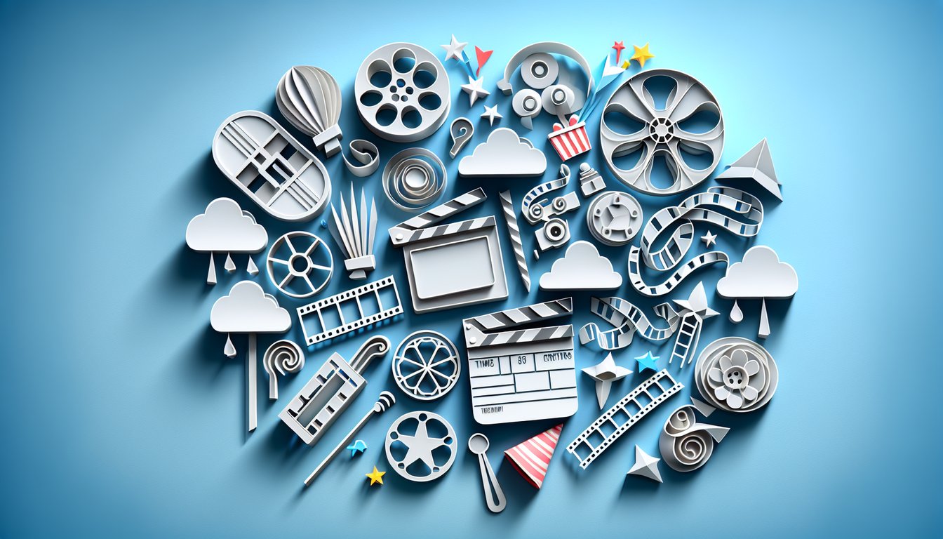 Paper art illustration of The OC movie birthday quiz prompt with scored challenge and nostalgia on sky blue background