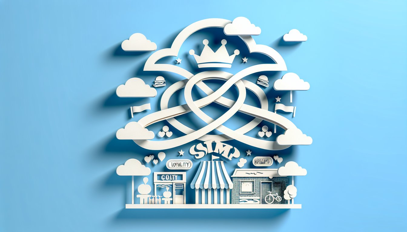 Paper art illustration showing cartoon fan holding hearts and score meter for Am I a Simp quiz on sky blue background.