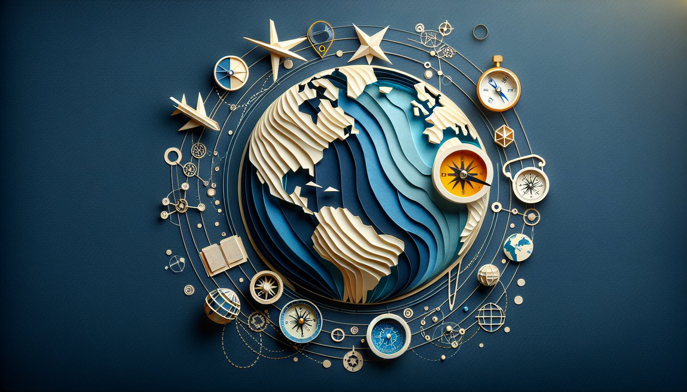 3D voxel art representing Principles of Geographic Information Science course content