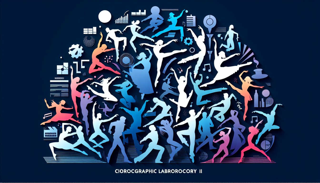3D voxel art representing Choreographic Laboratory II course