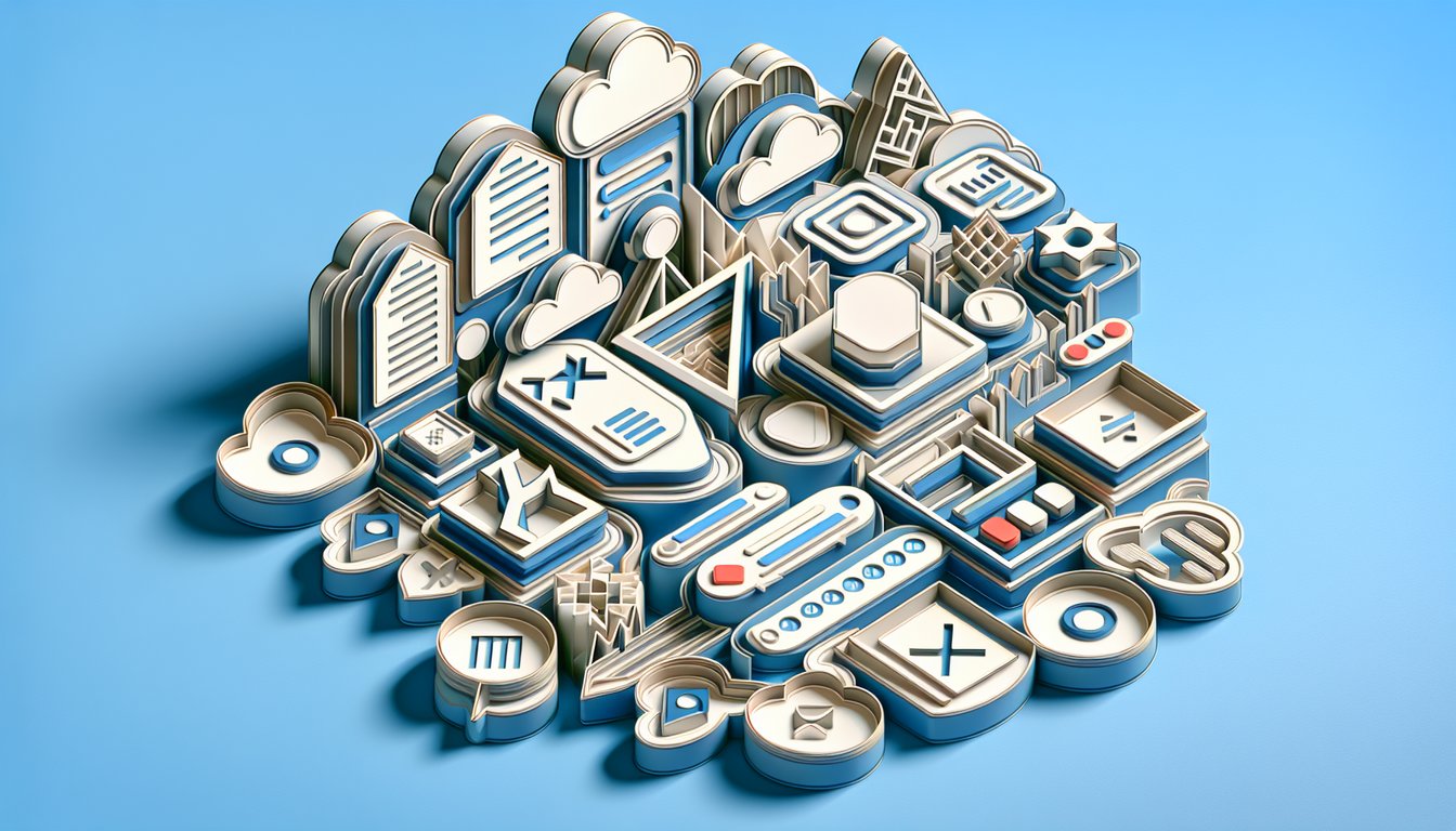 Paper art quiz design with XML tags document and question mark on sky blue background promoting Basic XML Review Quiz