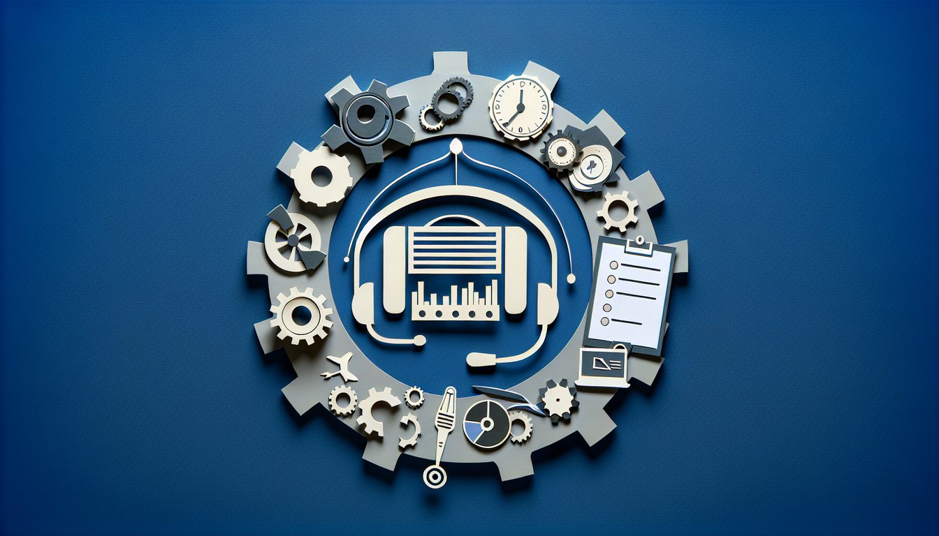 Colorful paper art depicting elements related to a Telemarketing Record Marking Quiz.
