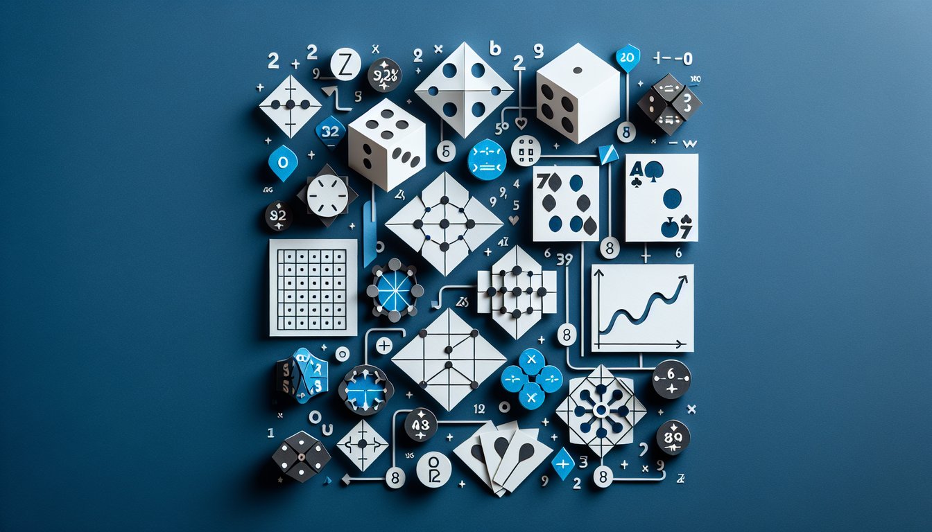 3D voxel art depicting the subject Probabilistic Combinatorics course content