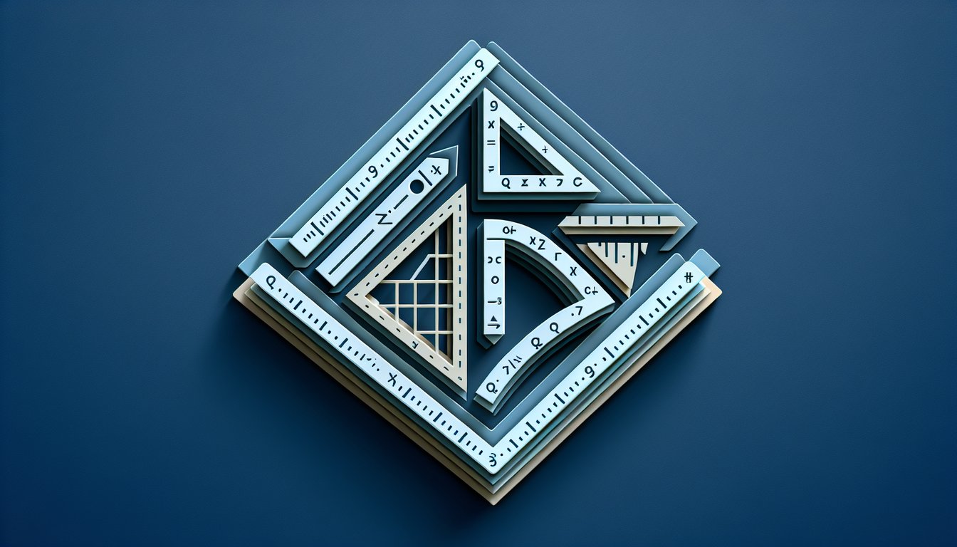 paper art right triangle geometry quiz icon on dark blue background challenge yourself free pythagorean quiz test skills