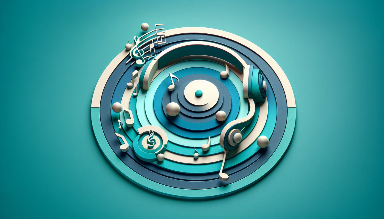 Paper art illustration for RB trivia quiz on a teal background